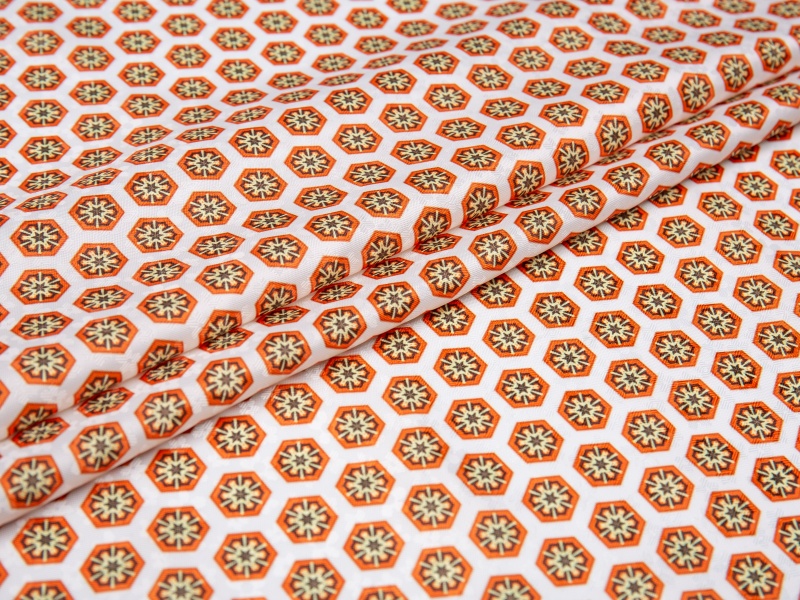 Fabraic Líneáil Clóbhuailte Poileistir-Viscose Jacquard