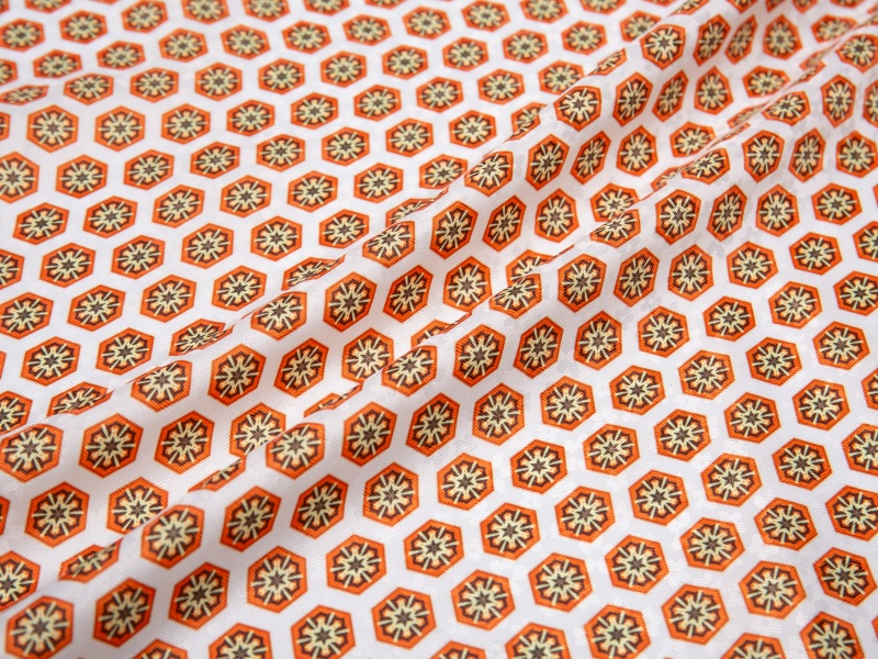 Fabraic Líneáil Clóbhuailte Poileistir-Viscose Jacquard