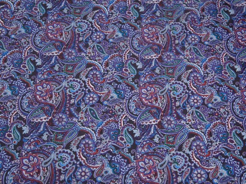 Fabraic Líneáil Clóbhuailte All-Polyester Twill