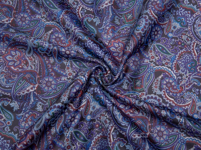 Fabraic Líneáil Clóbhuailte All-Polyester Twill