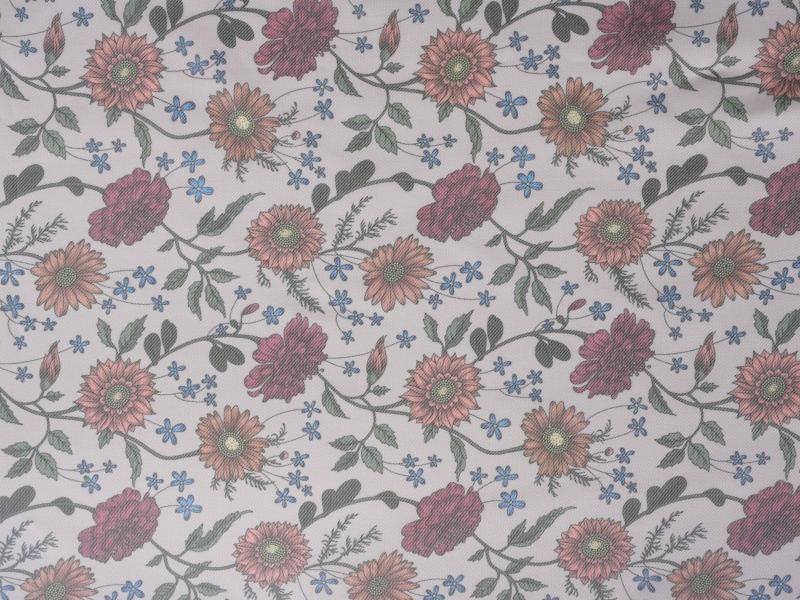 Fabraic líneáil clóite poileistear-twill clóite