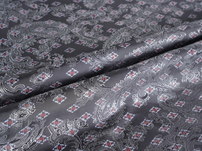 Fabraic Líneáil Clóbhuailte Jacquard All-Polyester Jacquard